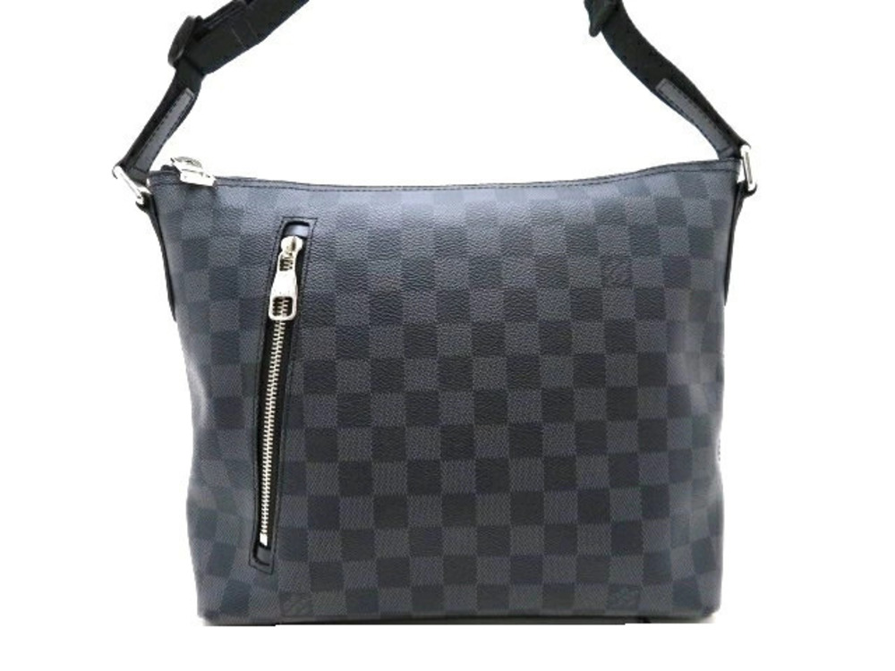 LOUIS VUITTON Mick Shoulder Bag Damier Graphite Black